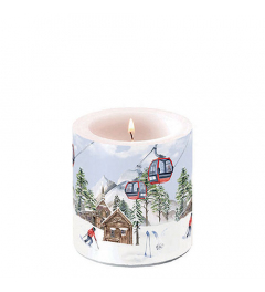 Candle small Ski hut