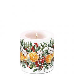 Candle small Winter oranges