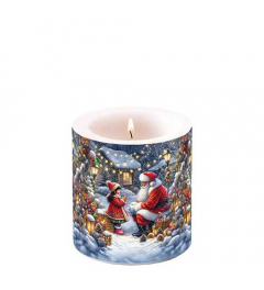 Candle small Talking to Santa