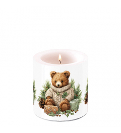 Candle small Cuddle bear