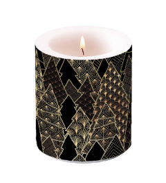 Candle medium Luxury trees black