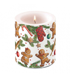 Candle medium Gingerbread cookies