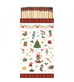 Matches Ornaments all over red