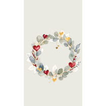 Napkin GT Eucalyptus wreath green FSC Mix