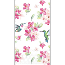 Napkin GT Diligent hummingbirds white FSC Mix