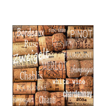 Napkin 25 Wine corks FSC Mix