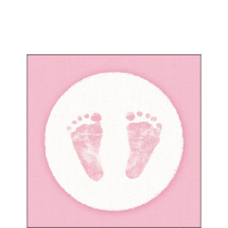 Napkin 25 Baby steps girl FSC Mix