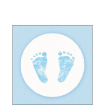 Napkin 25 Baby steps boy FSC Mix