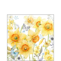 Napkin 25 Classic daffodils FSC Mix