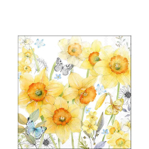 Napkin 25 Classic daffodils FSC Mix