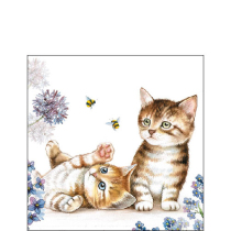 Napkin 25 Cats and bees FSC Mix