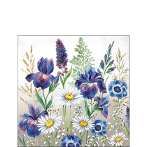 Napkin 25 Mixed meadow flowers FSC Mix