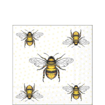 Napkin 25 Flying bees FSC Mix