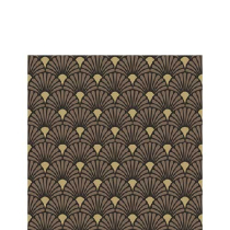 Napkin 25 Art deco black/gold FSC Mix
