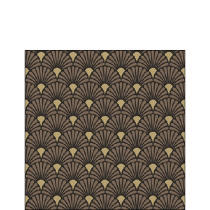 Napkin 25 Art deco black/gold FSC Mix