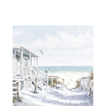 Napkin 25 Beach cabin FSC Mix