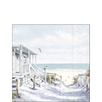 Napkin 25 Beach cabin FSC Mix