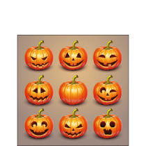 Napkin 25 Halloween pumpkins FSC Mix