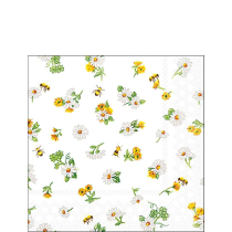 Napkin 25 Daisy all over FSC Mix
