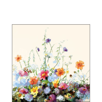 Napkin 25 Summer breeze cream FSC Mix