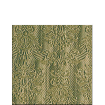 Napkin 25 Elegance green leaf FSC Mix