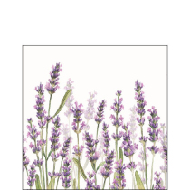 Napkin 25 Lavender shades white FSC Mix