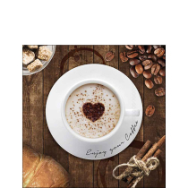 Napkin 25 Coffee time FSC Mix