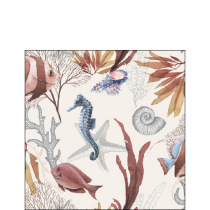 Napkin 25 Seahorse FSC Mix