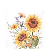 Napkin 25 Sunflowers FSC Mix