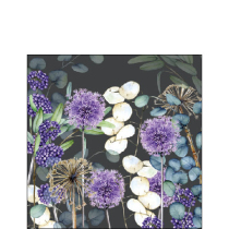 Napkin 25 Lunaria grey FSC Mix