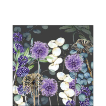 Napkin 25 Lunaria grey FSC Mix