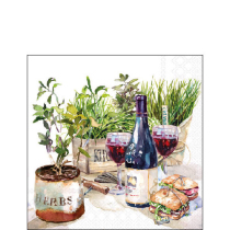 Napkin 25 Wine & herbs FSC Mix