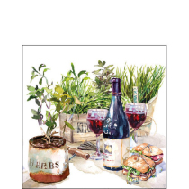 Napkin 25 Wine & herbs FSC Mix