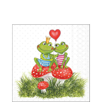 Napkin 25 Frogs in love FSC Mix