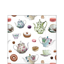 Napkin 25 Classic tea pots FSC Mix