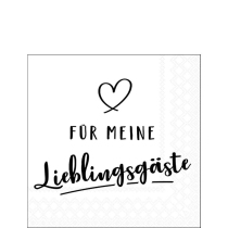 Napkin 25 Für meine Lieblingsgäste FSC Mix