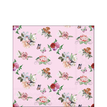 Napkin 25 Charlotte pink FSC Mix