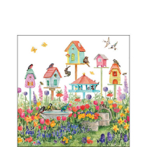 Napkin 25 Birdhouses FSC Mix