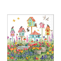 Napkin 25 Birdhouses FSC Mix