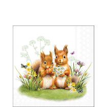 Napkin 25 Little squirrels FSC Mix