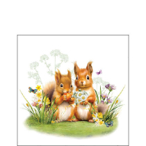 Napkin 25 Little squirrels FSC Mix