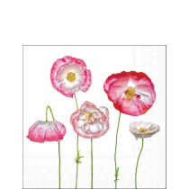 Napkin 25 Pale poppies FSC Mix