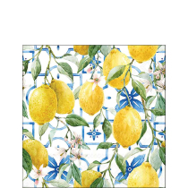 Napkin 25 Mediterranean lemons FSC Mix