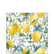 Napkin 25 Mediterranean lemons FSC Mix
