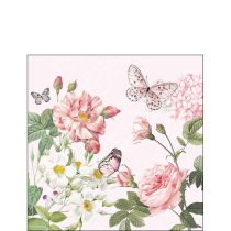 Napkin 25 Amelia pink FSC Mix