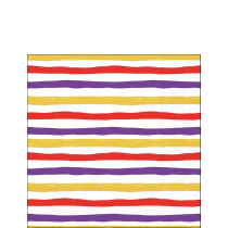 Napkin 25 Wavy stripes lila FSC Mix