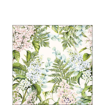 Napkin 25 Soft lilacs cream FSC Mix