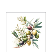 Napkin 25 Olive branch FSC Mix