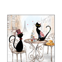 Napkin 25 Cats in Paris FSC Mix