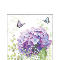 Napkin 25 Hydrangea ball FSC Mix